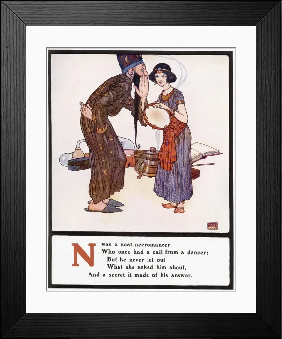 Framed Print : N was a neat necromancer Framed Print : N was a neat necromancer