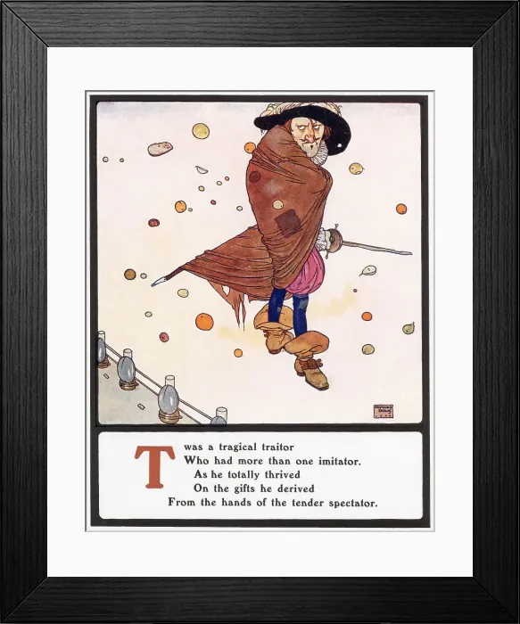 Framed Print : T was a tragical traitor Framed Print : T was a tragical traitor