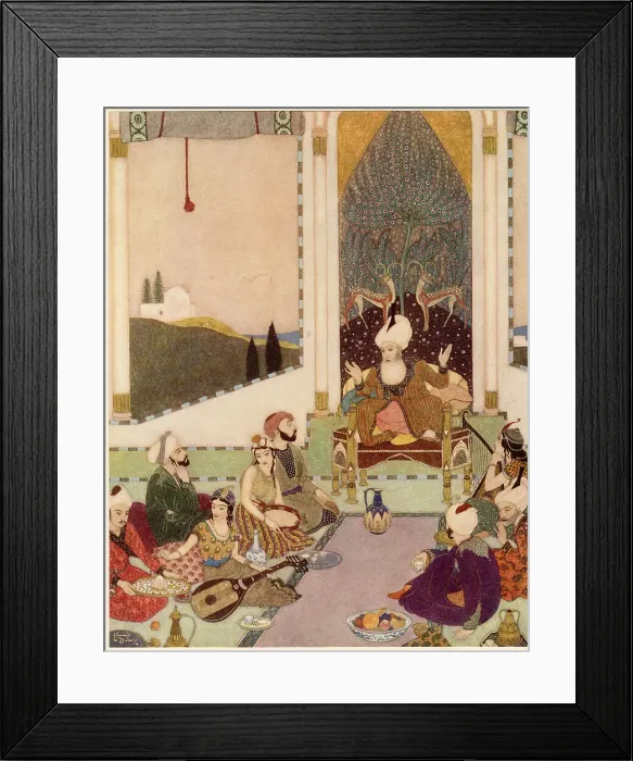 Framed Print : Sindbad the Sailor entertains Sindbad the Landsman Framed Print : Sindbad the Sailor entertains Sindbad the Landsman