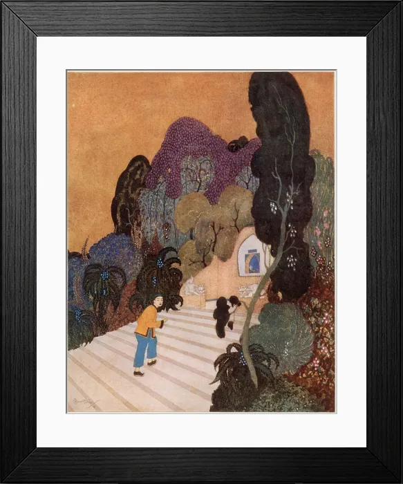 Framed Print : Aladdin finds the magic lamp Framed Print : Aladdin finds the magic lamp