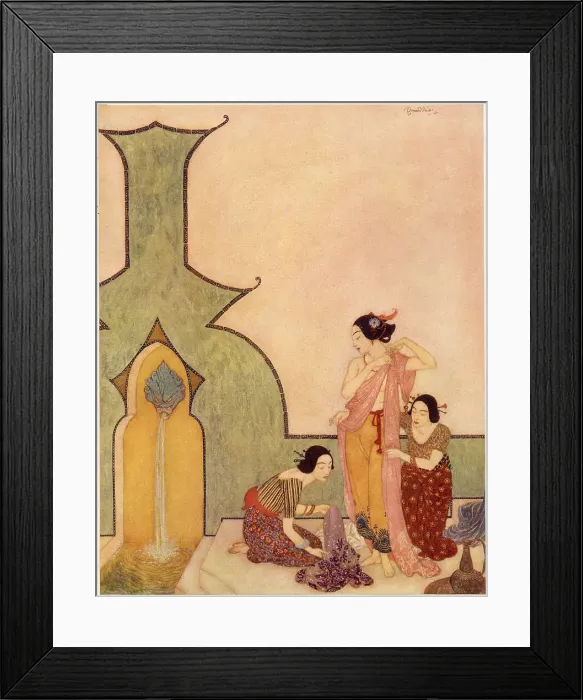 Framed Print : The Lady Bedr-el-Budur Framed Print : The Lady Bedr-el-Budur