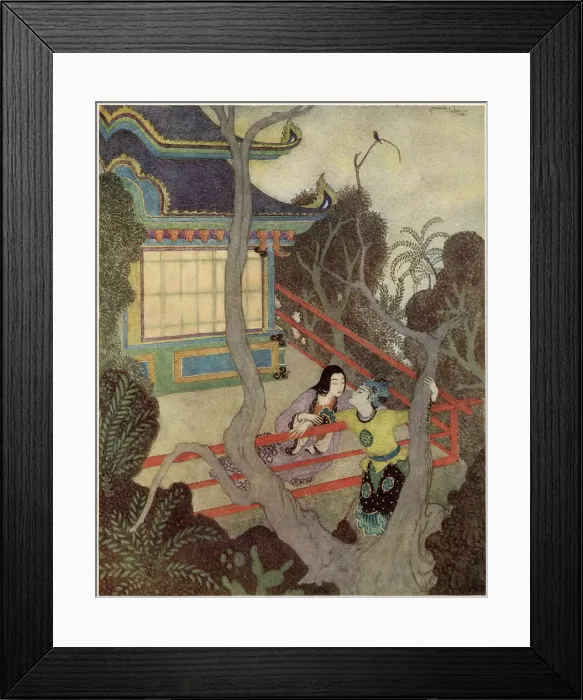 Framed Print : Aladdin finds the princess in Africa
