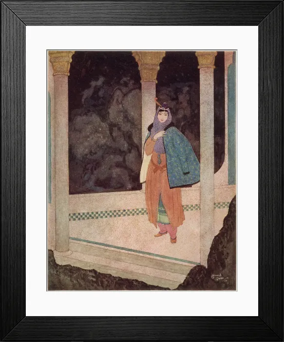 Framed Print : The Story of the Three Calendars Framed Print : The Story of the Three Calendars