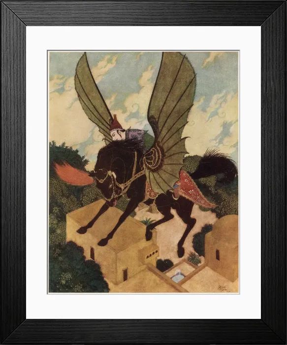 Framed Print : The Story of the Three Calendars Framed Print : The Story of the Three Calendars