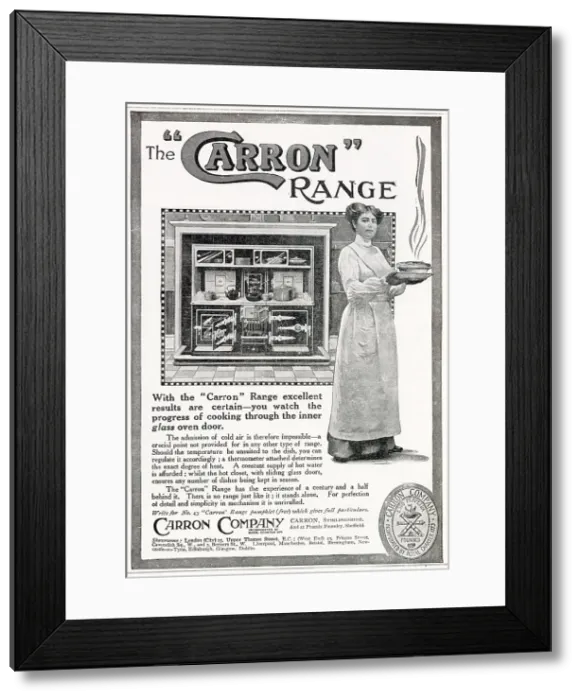 Framed Print : Advert for Carron Company - Cooker Range 1911 Framed Print : Advert for Carron Company - Cooker Range 1911