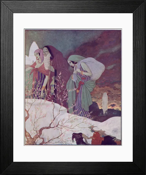 Framed Print : The Doom of Lot's Wife by Edmund Dulac Framed Print : The Doom of Lot's Wife by Edmund Dulac