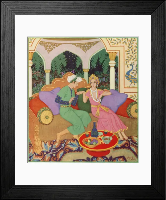 Framed Print : Prince Ahmed and the Fairy Pari-Banou Framed Print : Prince Ahmed and the Fairy Pari-Banou