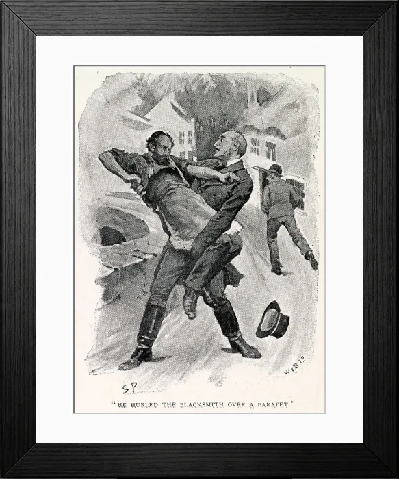 Framed Print : Sherlock Holmes - The Adventure of The Speckled Band Framed Print : Sherlock Holmes - The Adventure of The Speckled Band
