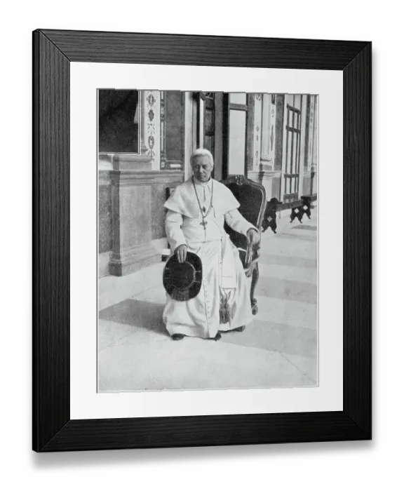 Framed Print : Pope Pius X (1835 - 1914), head of the Catholic Church from 4 August 1903 to his death in August 1914 Framed Print : Pope Pius X (1835 - 1914), head of the Catholic Church from 4 August 1903 to his death in August 1914