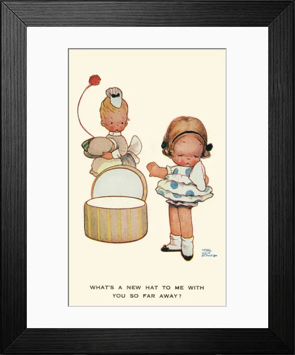 Framed Print : A new hat can't assuage the pain of separation Framed Print : A new hat can't assuage the pain of separation