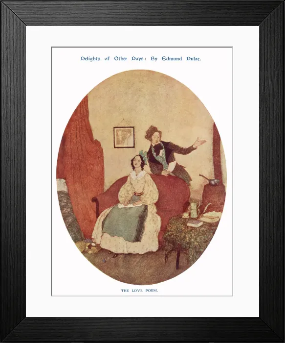 Framed Print : Dulac: Delights of Other Days Framed Print : Dulac: Delights of Other Days