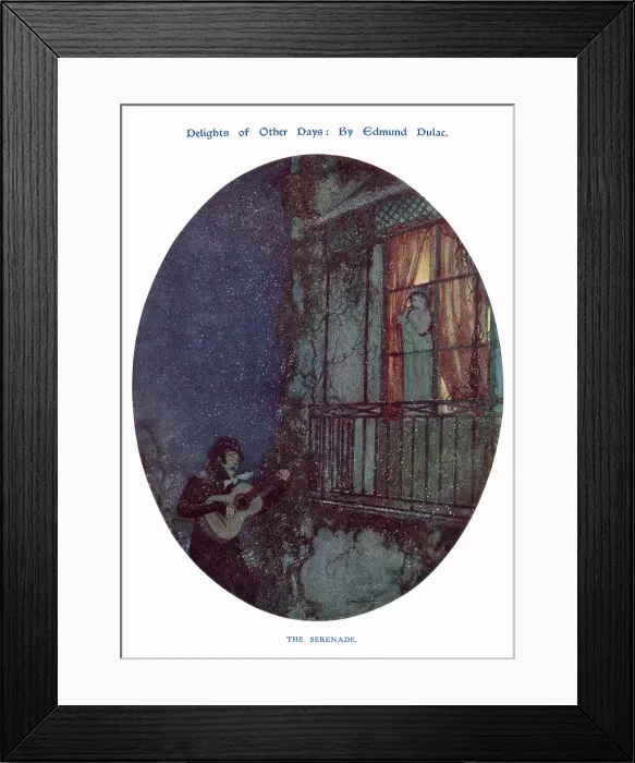 Framed Print : Dulac: Delights of Other Days Framed Print : Dulac: Delights of Other Days