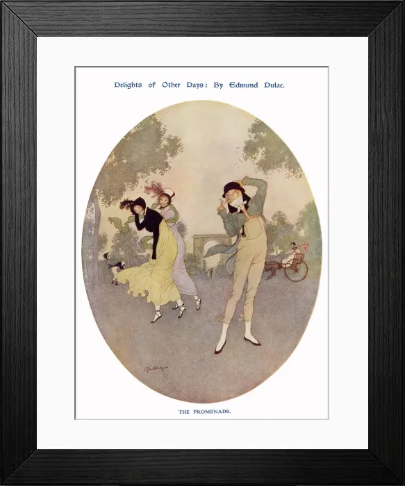 Framed Print : Dulac: Delights of Other Days Framed Print : Dulac: Delights of Other Days