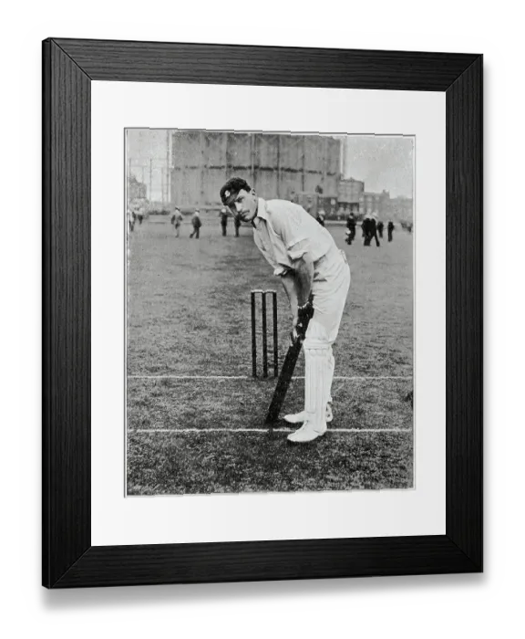 Framed Print : Lord Dalmeny (1882 - 1974), popular Surrey Captain. Date: 1907 Framed Print : Lord Dalmeny (1882 - 1974), popular Surrey Captain. Date: 1907