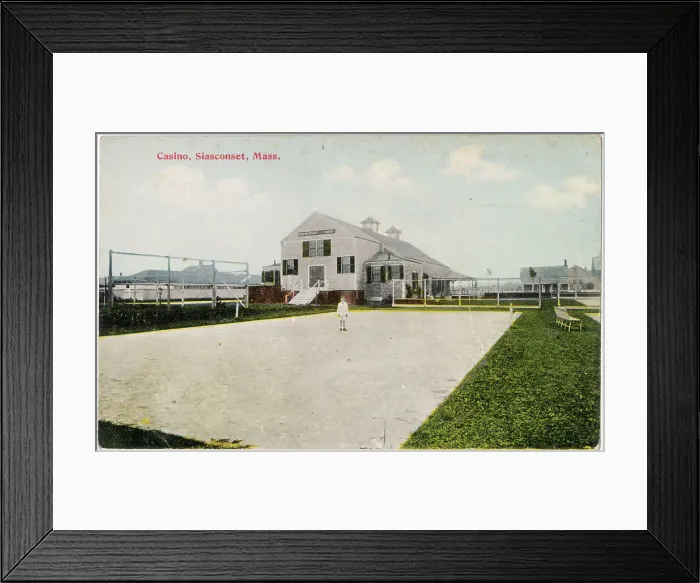 Framed Print : Casino, Siasconset, Nantucket Island, Mass, USA Date: circa 1908 Framed Print : Casino, Siasconset, Nantucket Island, Mass, USA Date: circa 1908