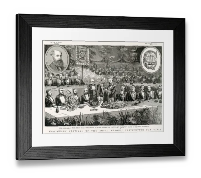 Framed Print : Centenary festival of the Royal Masonic Institution for Girls Framed Print : Centenary festival of the Royal Masonic Institution for Girls