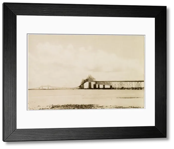 Framed Print : Cooper River Bridge (John P Grace Memorial Bridge), Charleston, South Carolina, USA, opened in 1929. Date: circa 1930 Framed Print : Cooper River Bridge (John P Grace Memorial Bridge), Charleston, South Carolina, USA, opened in 1929. Date: circa 1930