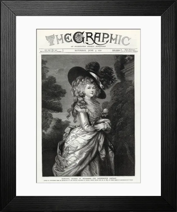 Framed Print : Georgiana, Duchess of Devonshire Framed Print : Georgiana, Duchess of Devonshire