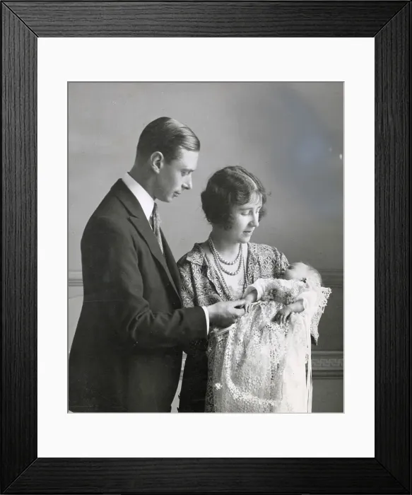 Framed Print : Christening of Princess Elizabeth Framed Print : Christening of Princess Elizabeth