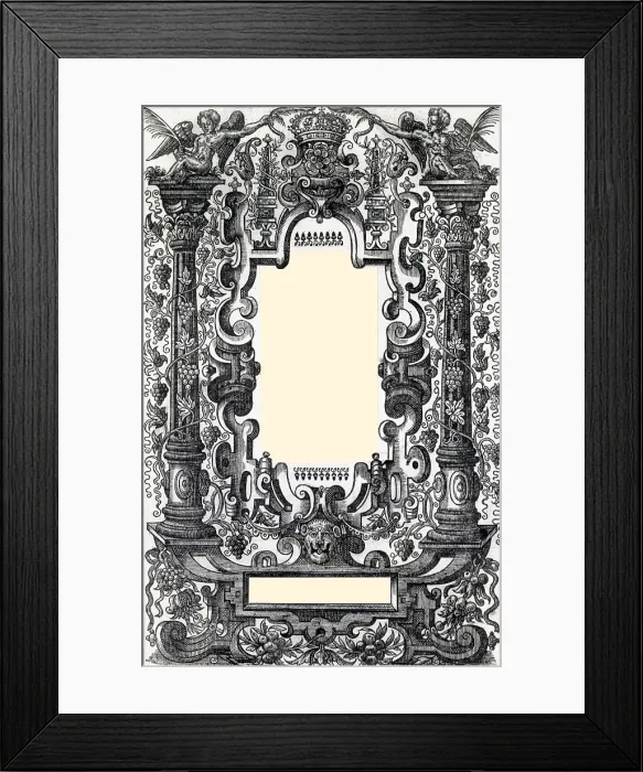 Framed Print : Decorative boarder Framed Print : Decorative boarder