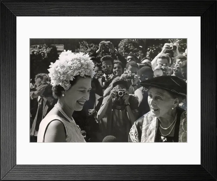 Framed Print : Royal tour of the Caribbean 1966 Framed Print : Royal tour of the Caribbean 1966