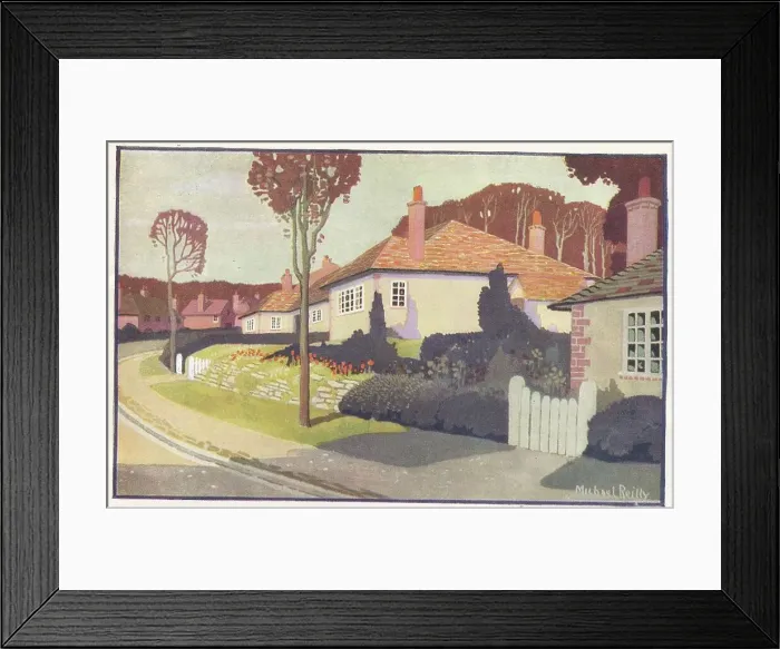 Framed Print : Fox Hill, Bournville Framed Print : Fox Hill, Bournville