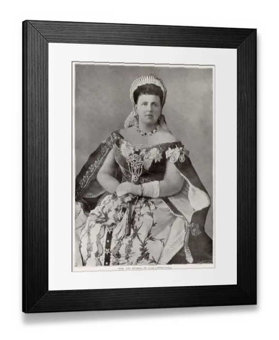 Framed Print : Grand Duchess Maria Alexandrovna of Russia (1853 - 1920), fifth child and only surviving daughter of Alexander II of Russia and Marie of Hesse and by Rhine Framed Print : Grand Duchess Maria Alexandrovna of Russia (1853 - 1920), fifth child and only surviving daughter of Alexander II of Russia and Marie of Hesse and by Rhine
