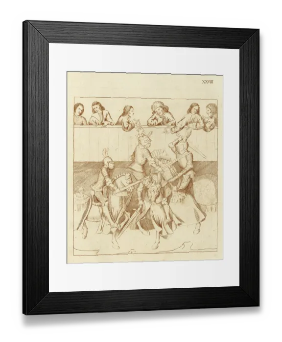 Framed Print : Tournament scene Framed Print : Tournament scene