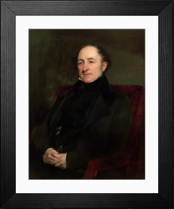 Framed Print : Portrait of Henry De la Beche (1796-1854) Framed Print : Portrait of Henry De la Beche (1796-1854)