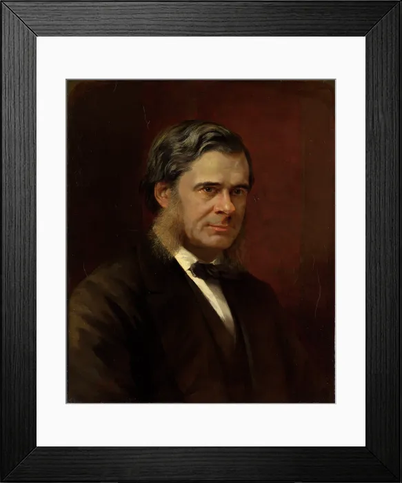 Framed Print : Portrait of Thomas Henry Huxley (1825-1895)
