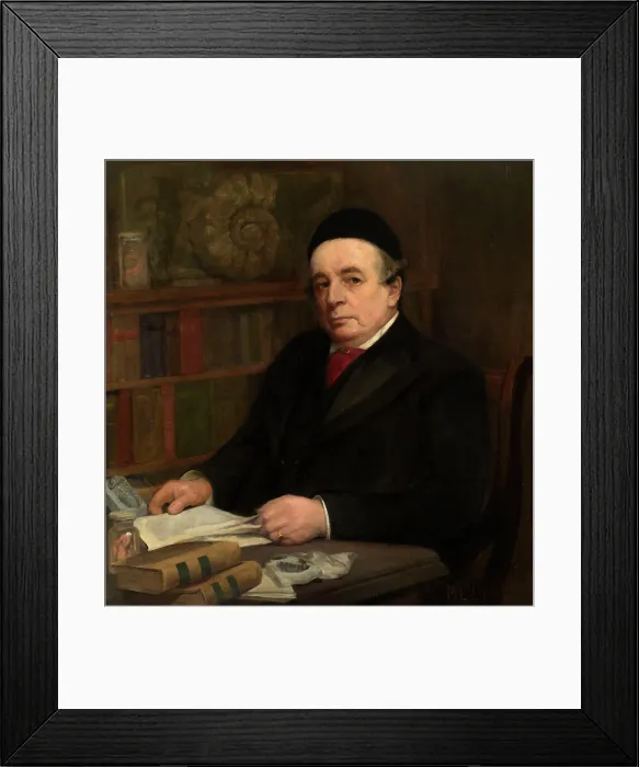 Framed Print : Portrait of Henry Woodward (1832-1921) Framed Print : Portrait of Henry Woodward (1832-1921)
