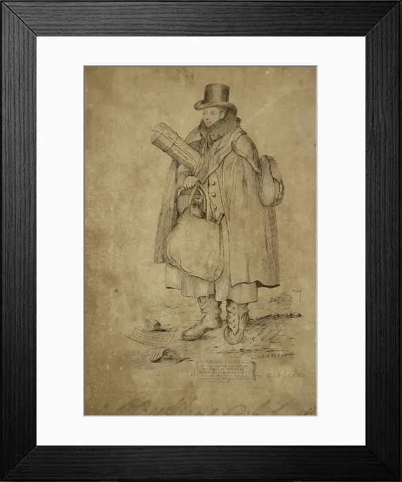 Framed Print : Caricature of William Buckland (1784-1856) Framed Print : Caricature of William Buckland (1784-1856)
