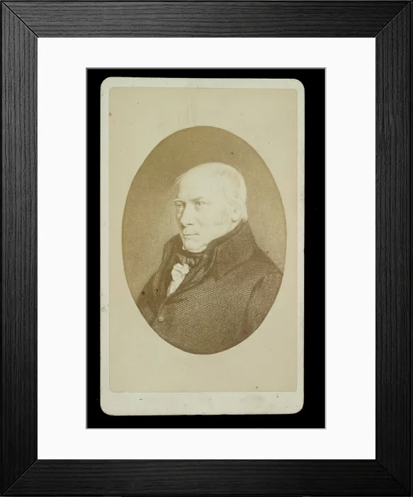 Framed Print : Carte de visite portrait of William Smith (1769-1839) Framed Print : Carte de visite portrait of William Smith (1769-1839)