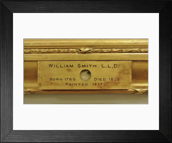 Framed Print : Lock of William Smith's hair (1769-1839) Framed Print : Lock of William Smith's hair (1769-1839)