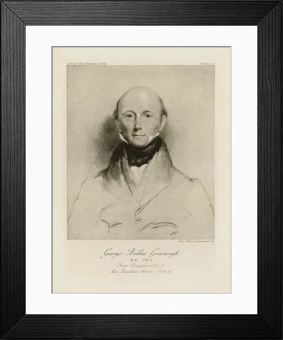 Framed Print : Portrait of George Bellas Greenough (1778-1855) Framed Print : Portrait of George Bellas Greenough (1778-1855)