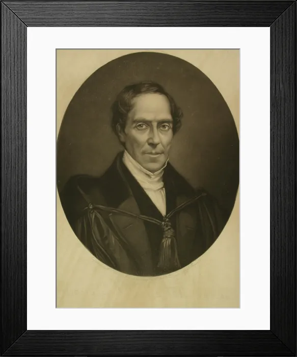 Framed Print : Portrait of Gideon Algernon Mantell (1790-1852) Framed Print : Portrait of Gideon Algernon Mantell (1790-1852)