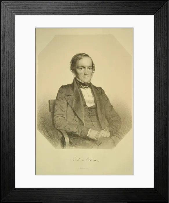 Framed Print : Portrait of Richard Owen (1804-1892) Framed Print : Portrait of Richard Owen (1804-1892)