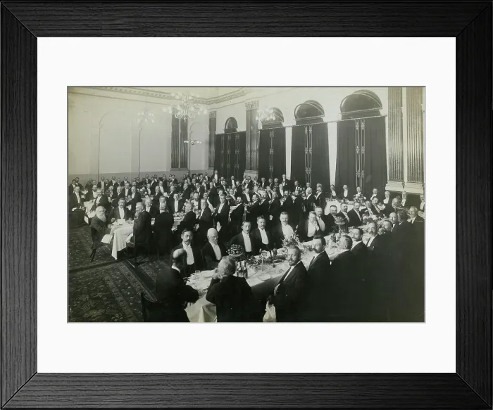 Framed Print : Geological Society Club's dinner, 1907 Framed Print : Geological Society Club's dinner, 1907