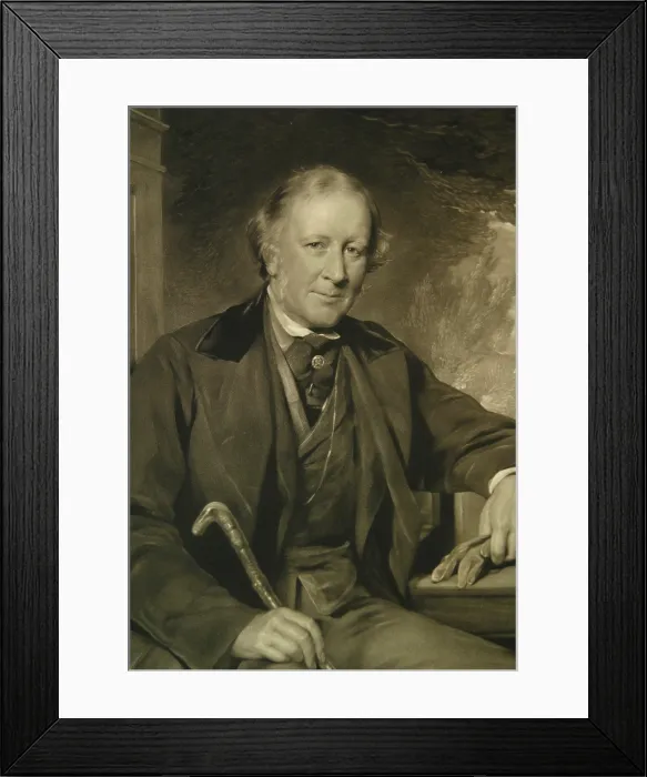 Framed Print : Portrait of Sir Philip de Malpas Grey Egerton (1806-1881) Framed Print : Portrait of Sir Philip de Malpas Grey Egerton (1806-1881)