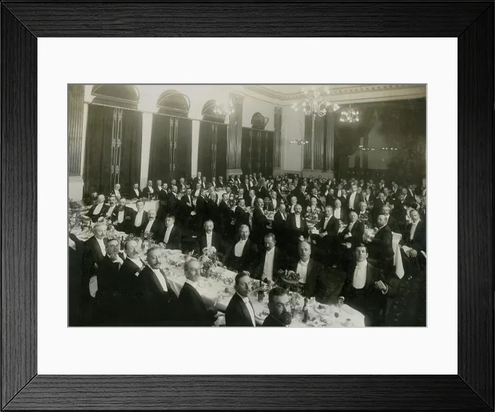 Framed Print : Geological Society Club's dinner, 1907 Framed Print : Geological Society Club's dinner, 1907