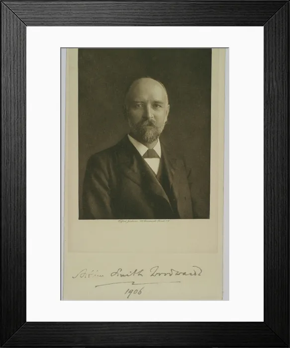 Framed Print : Portrait of Arthur Smith Woodward (1864-1944) Framed Print : Portrait of Arthur Smith Woodward (1864-1944)