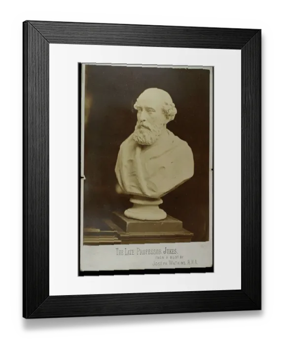 Framed Print : Portrait bust of Joseph Beete Jukes (1811-1869) Framed Print : Portrait bust of Joseph Beete Jukes (1811-1869)