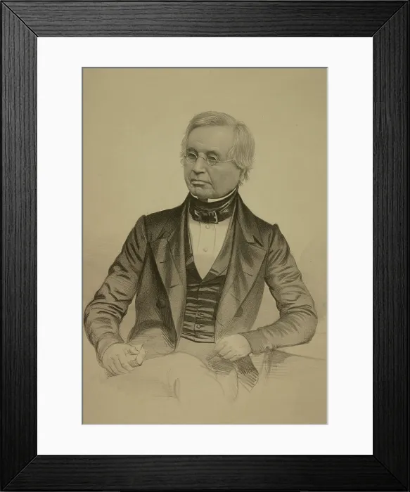 Framed Print : Portrait of Richard Phillips (1778-1851) Framed Print : Portrait of Richard Phillips (1778-1851)