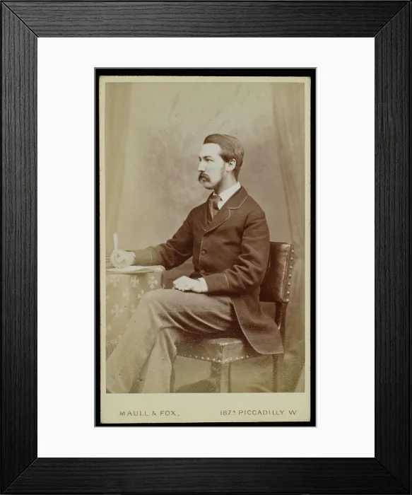 Framed Print : Portrait of George Simmonds (Simonds) Boulger (1853-1922) Framed Print : Portrait of George Simmonds (Simonds) Boulger (1853-1922)