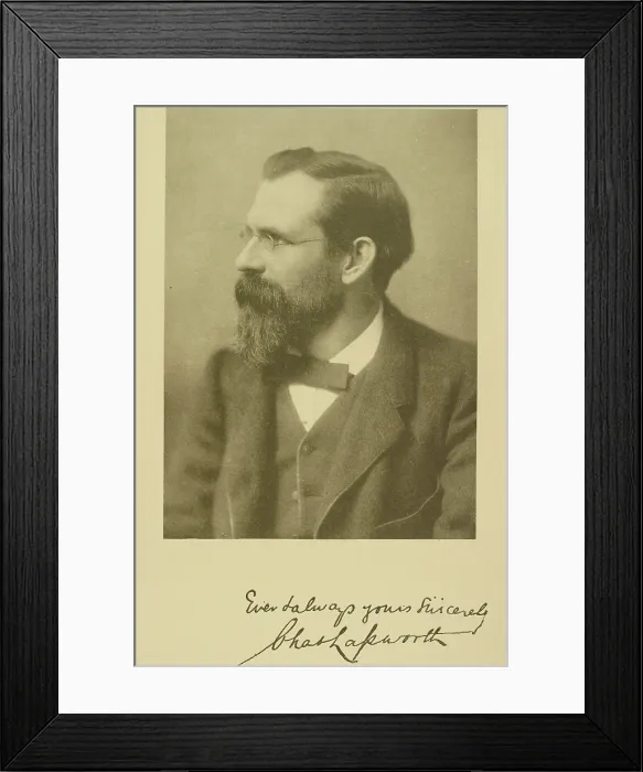 Framed Print : Portrait of Charles Lapworth (1842-1920) Framed Print : Portrait of Charles Lapworth (1842-1920)