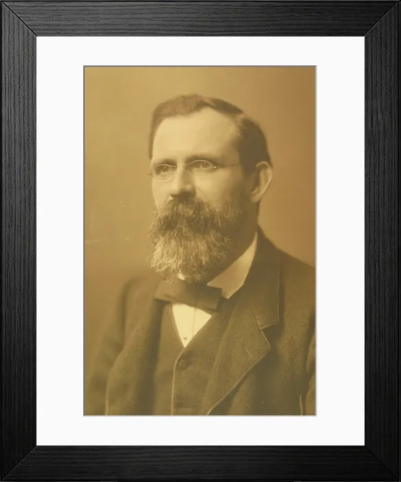 Framed Print : Portrait of Charles Lapworth (1842-1920) Framed Print : Portrait of Charles Lapworth (1842-1920)