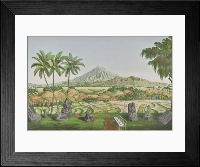 Framed Print : Mount Sumbing, Java Framed Print : Mount Sumbing, Java