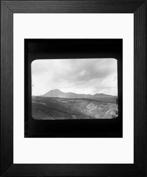 Framed Print : Puy de Dome and Puy de Parion, Auvergne Framed Print : Puy de Dome and Puy de Parion, Auvergne