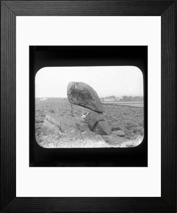 Framed Print : The, Hanging, Stone, Charnwood Framed Print : The, Hanging, Stone, Charnwood