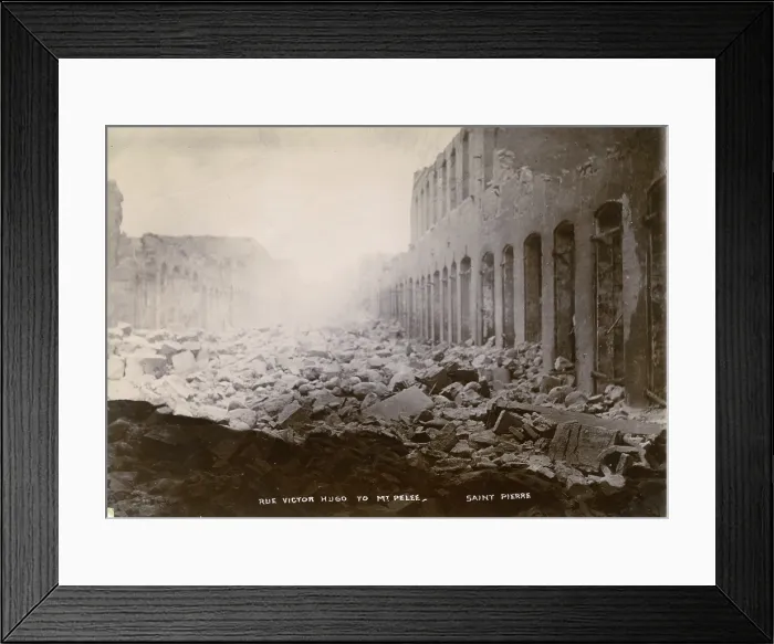 Framed Print : Rue Victor Hugo, St Pierre Framed Print : Rue Victor Hugo, St Pierre